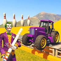 Super heroes Tractor Simulator Stunts