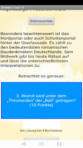 Regensburg, Entdeckertour Screen 3