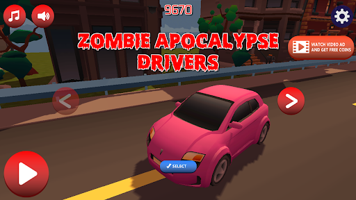 Android application Zombie Apocalypse Drivers screenshort