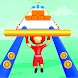 roof rails 3d-fat pusher giant roof rush rail run - Androidアプリ