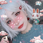 Cover Image of Baixar Live Face Stickers Sweet Camera Editor 4.4 APK
