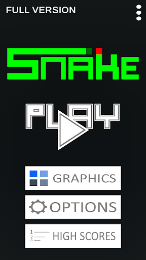 Android application Snake screenshort