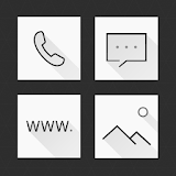 Mono & Grid Atom Iconpack icon
