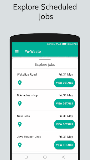 Android application Yo-Waste for Haulers screenshort