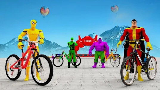 Superhero BMX Cycle Stunt Race