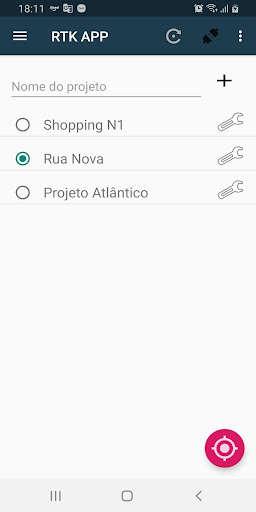 RTK APP Screen 2