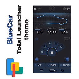 「BlueCar для Total Launcher」のアイコン画像