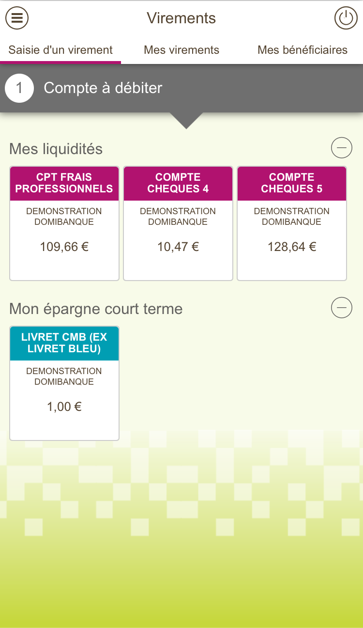 Android application Crédit Mutuel de Bretagne screenshort