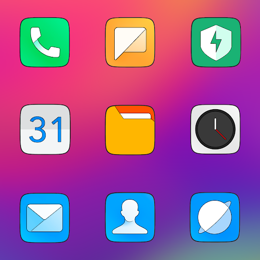 MIUl Carbon - Icon Pack - Personalization - apps