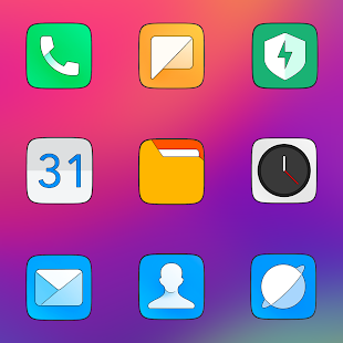 MIUl Carbon - Icon Pack Bildschirmfoto