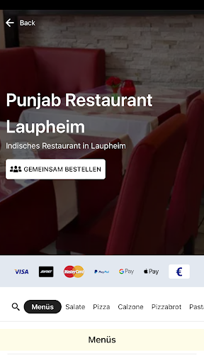 Punjab Restaurant Laupheim Screen 2