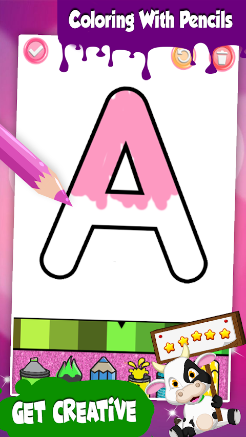 Alphabets Coloring bookのおすすめ画像2