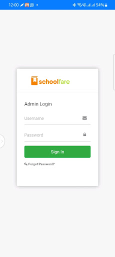 Android application SchoolFare screenshort