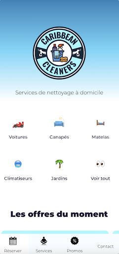 Android application Caribbean Cleaners screenshort