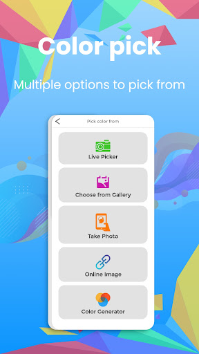 Android application Color Lab - Live Color Picker screenshort