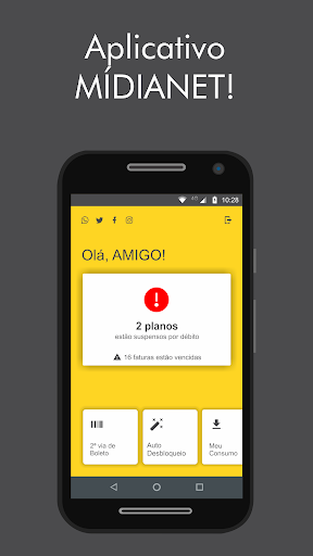 Android application MIDIANET screenshort