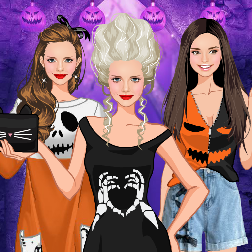 Halloween  dress up game  Icon