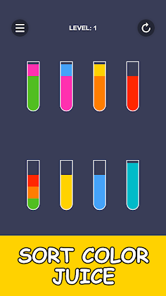Sort Juice - Color Sorting - Screenshot 1