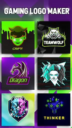 Android application Gaming Logo Maker screenshort