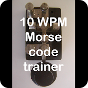 10 WPM Amateur ham radio CW Morse code trainer