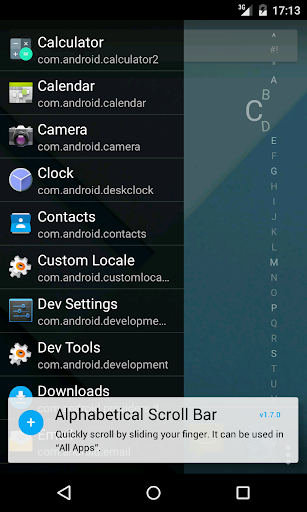 Android application START!? - Menu-style Drawer screenshort