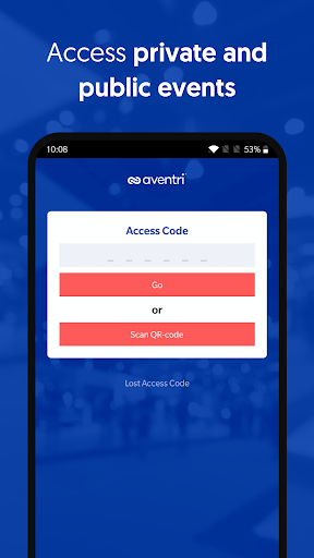 Android application Aventri Events screenshort