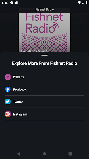 Fishnet Radio App Screen 3