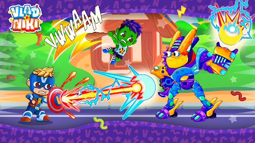 Vlad and Niki Superheroes 1.5.4 APK + Mod (No Ads) for Android