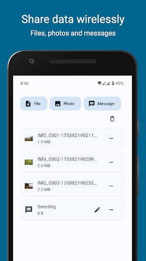 Android application FileDirect: Private File Share screenshort