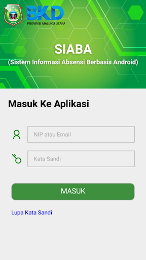 Android application Absensi Online screenshort