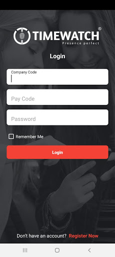 Android application TimeWatch screenshort