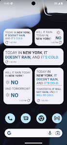 Textual Weather (Material You) Unknown
