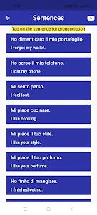 Italian To English Sentence