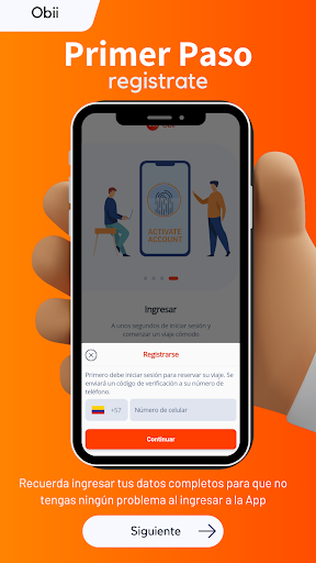 Android application Obii screenshort