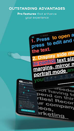 Screenshot of TeleprompterPAD