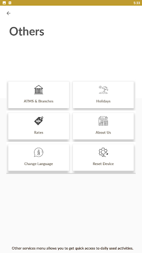 Vardhaman Bank Mobilebanking Screen 2