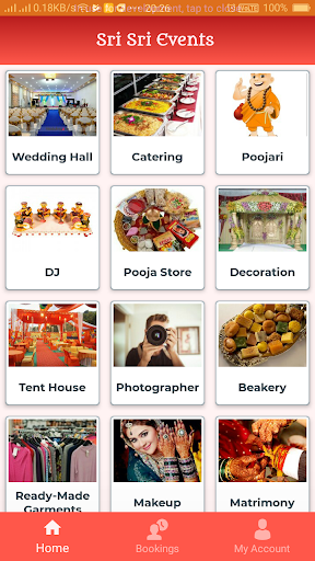 SriSri Events Screen 2