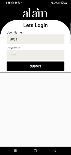 Android application Alain Service screenshort