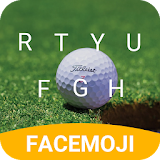 Golf Green Emoji Keyboard Theme for the Open icon