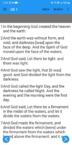 Android application Offline english bible - kjv screenshort