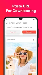 Video downloader for Instagram