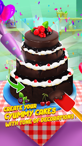 Cake Baking Games : Bakery 3D screenshots 1