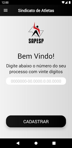 Android application Sindicato de Atletas screenshort