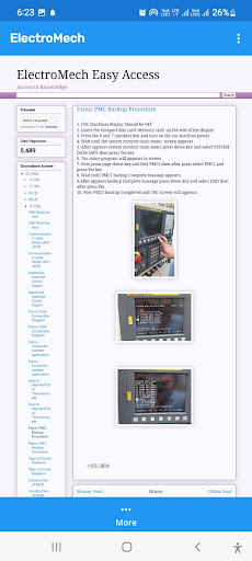 CNC Maintenance Screen 2