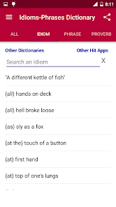 Offline Idioms & Phrases Dicti 5.0.0 APK + Mod (Remove ads / Free purchase / No Ads) for Android