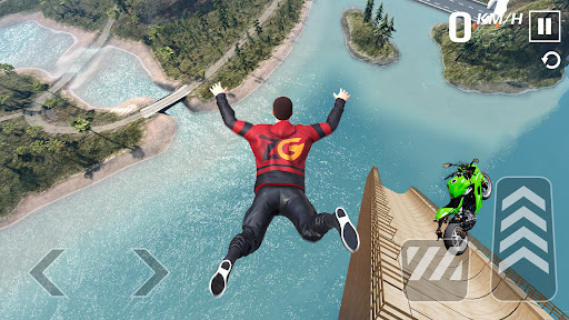 GT Moto Stunts 3D: Moto Games