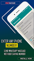 Whatmassage - chat WhatsApp without saving number