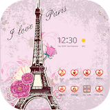 Theme Pink Rose Love  Petals icon