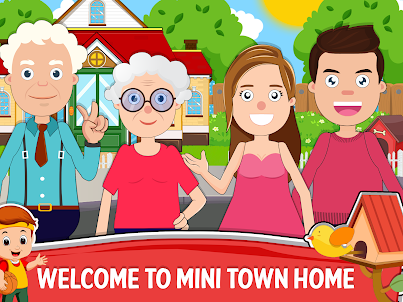Mini cidade: casa família jogo