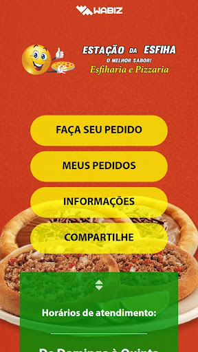 Android application Estação da Esfiha screenshort